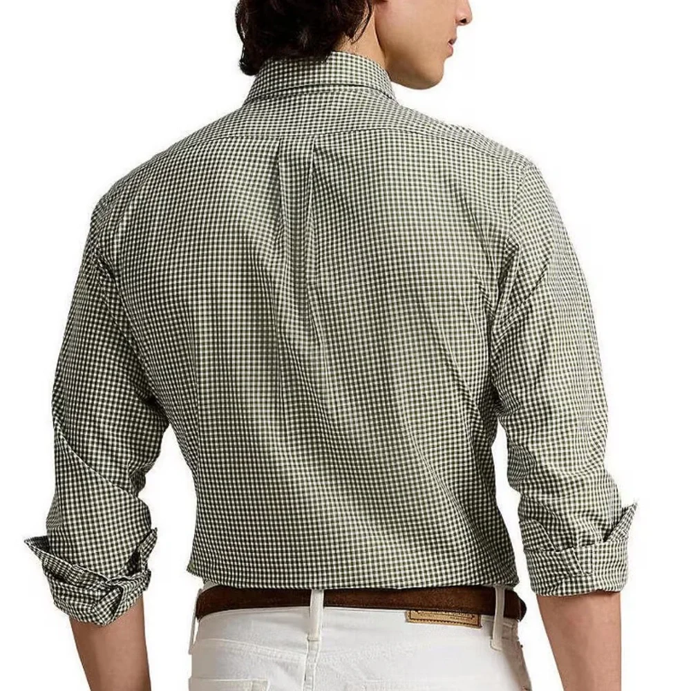 Polo Ralph Lauren Buttondown Shirt Gingham Stretch Poplin Long-Sleeve Men’s XXL